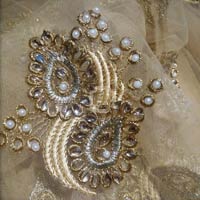 Net Kundan Embroidery