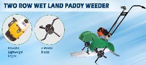 Two Row Wet Land Paddy Weeder