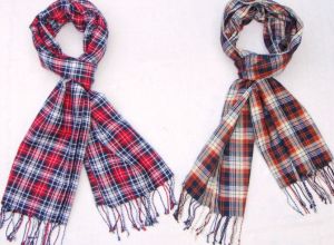 Viscose Checkered Stoles