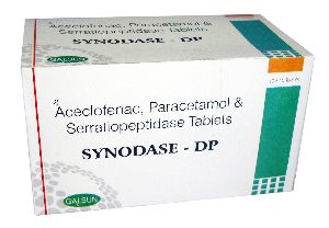 Serratiopeptidase Aceclofenac Paracetamol Pain Killer Tablets