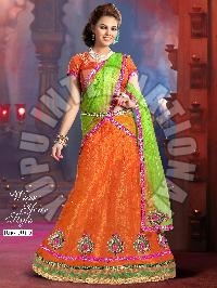 party wear fish cut lehenga