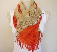 silk fabric scarf
