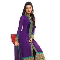 Fs1060 Georgette Embroidary work semi stritched Anarkali Suit