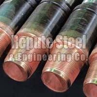 Drilling steel pipes