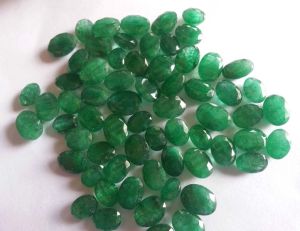 Dyed Beryl Green Cut Stones