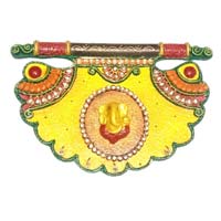 Paper Mache Pankhi Key Holder