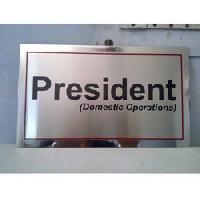 Stainless Steel Name Plate