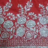 African Embroidery Work Fabric