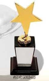 653 Star Gold Metal Sports Trophy