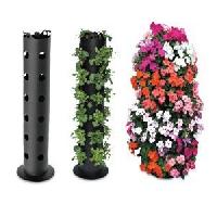 pvc garden pipe plants