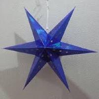 christmas hanging paper stars