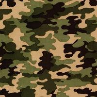 camouflage printed fabric