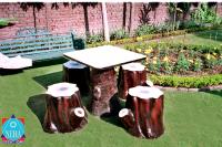Garden Table and Stool Set