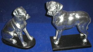 Aluminium Dog Sculpture - Item Code : 3098