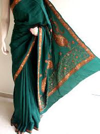 crepe embroidered sarees