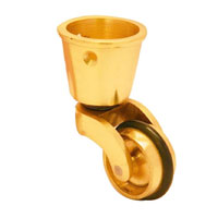 Round cup Csator with rubber wheel polish Brass