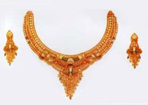 Z - 04 gold necklace set