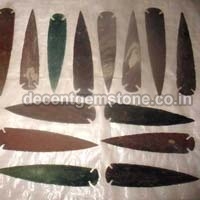 Plain Agate Stone Arrowheads