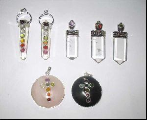 M Gemstone Pendants