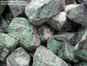 Ruby Zoisite Rough Stone