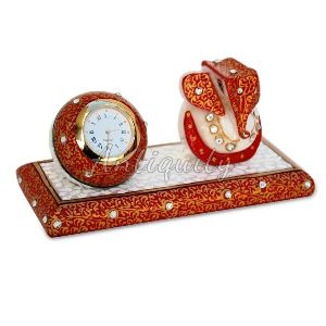 Marble Ganesh and Watch