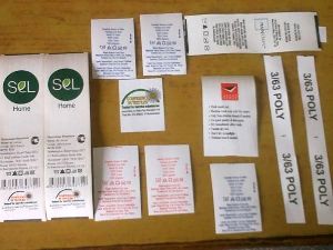 Taffeta Printed Labels