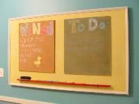 colored chalkboard