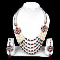Dion Two Side Pendent Pearl Mala Set