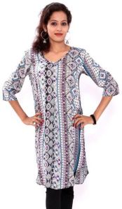 Crepe Western Kurtis