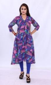 Georgette Long Kurtis