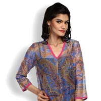 Georgette Western Kurtis