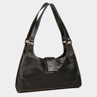 Leather Ladies Hand Bags Black Colour