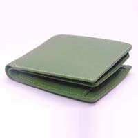 Mens Green Leather Wallet