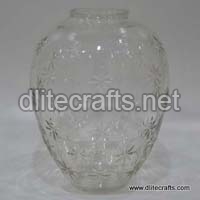 Clear Cut Flower Vase