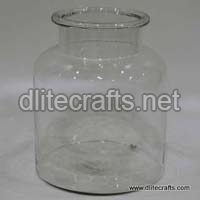 Glass clear Jar