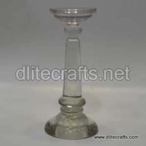 Glass Piiler Candle Stand