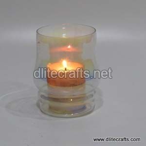 Glass Printed Candle votive