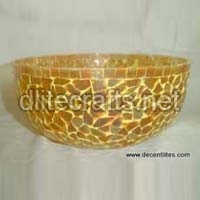 Mosaic Glass Bowl