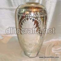 Silver Glass Flower Vase