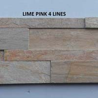 Lime Pink Slate Stone