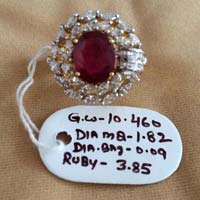 RUBY DIAMOND RING