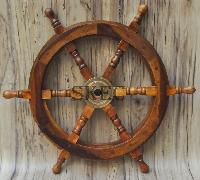 Wooden Nautical Ship Wheels