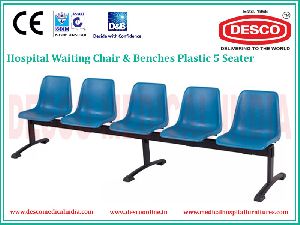 5 SEATER PLASTIC WAITING CHAIR