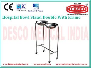 BOWL STAND DOUBLE WITH FRAME