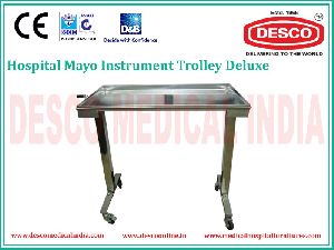DELUXE MAYO INSTRUMENT TROLLEY