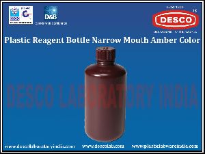 REAGENT BOTTLE NARROW MOUTH AMBER