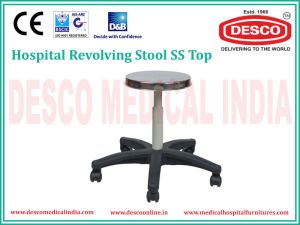 REVOLVING SS TOP STOOL