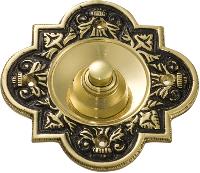 Antique Brass Bell Push