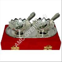 Silver Plated 2 Bowl Set