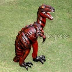 Handicraft Leather Dinosaur Sculpture